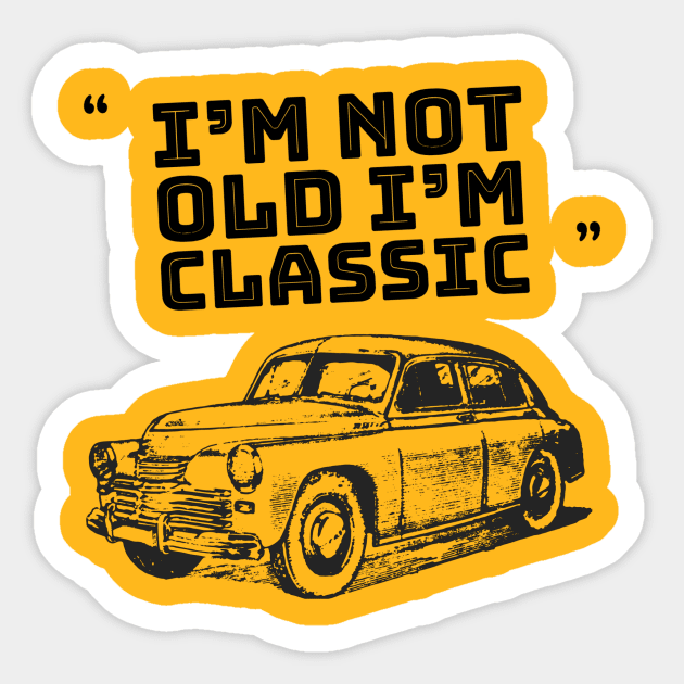 Classic car graphic Sticker by Medregxl